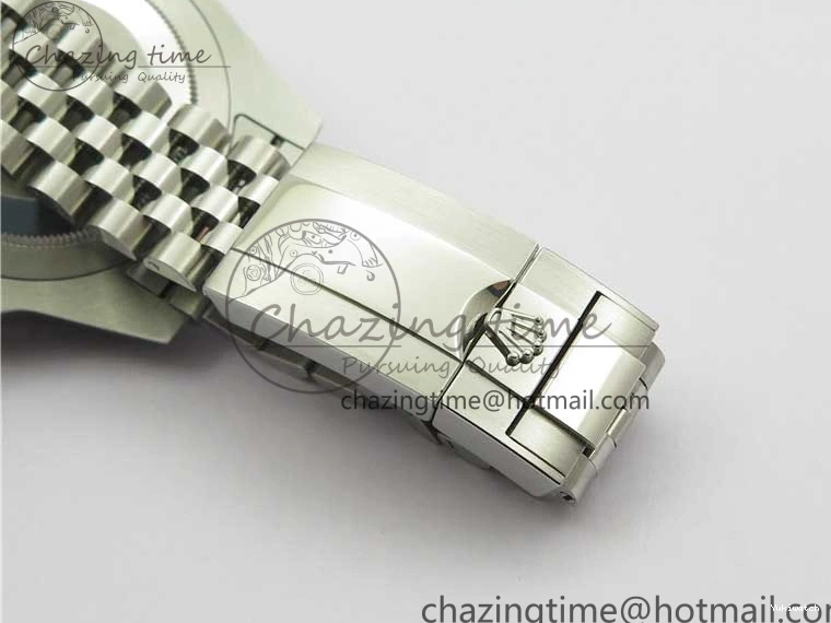 GMT-Master Blue 904L V3 Diamonds Jubilee Dial GMF Bracelet SA3285 II Steel On CHS White Bezel Black Edition Best 0330